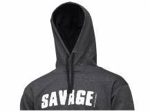 Obrázek k výrobku 71564 - SAVAGE GEAR Mikina Logo Hoodie Dark Gray Melange