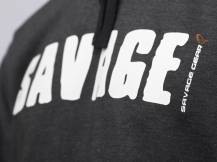 Obrázek k výrobku 71564 - SAVAGE GEAR Mikina Logo Hoodie Dark Gray Melange