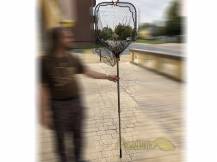 Obrázek k výrobku 59009 - SAVAGE GEAR Podběrák Pro Tele Folding Rubber Large Mesh Landing Net XL