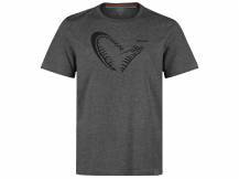 Obrázek k výrobku 70523 - SAVAGE GEAR Tičko Simply Savage Jaw Dark Grey Melange Tee