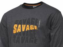 Obrázek k výrobku 70528 - SAVAGE GEAR Tičko Simply Savage Logo Tee Long Sleeve