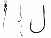 Obrázek k výrobku 68279 - SPRO Boilie Návazec C-Tec Fast Rigs Allround - Barva: hnědá, Nosnost: 30 lb, Velikost háčku: 4