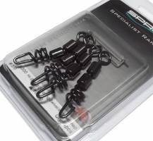 Obrázek k výrobku 60110 - SPRO Obratlík s karabinkou HI-SPEED D-ROLLING SWIVEL SCREWED