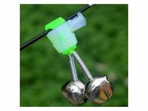 Obrázek k výrobku 71787 - SPRO Rolnička s klipem na prut Neon Adj Double Bell GlowStick Holder