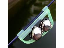 Obrázek k výrobku 71785 - SPRO Rolnička s klipem na prut Neon Clip Double Bell GlowStick Holder