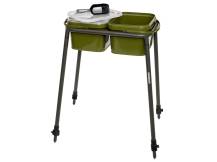 Obrázek k výrobku 74159 - STARBAITS Stojan na kbelíky Plateform bucket (stojan+2 kbelíky+lopatka)