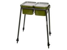Obrázek k výrobku 74159 - STARBAITS Stojan na kbelíky Plateform bucket (stojan+2 kbelíky+lopatka)