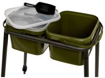Obrázek k výrobku 74159 - STARBAITS Stojan na kbelíky Plateform bucket (stojan+2 kbelíky+lopatka)