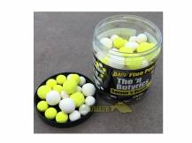 Obrázek k výrobku 69210 - STRATEGY BAITS Plovoucí Boilies POP16/12 THE N BUTYRIC 100 g - Průměr: 12+16 mm, Balení: 100 g, Příchuť: Banana