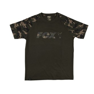 FOX Tričko Camo Khaki Chest Print T-Shirt