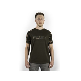 FOX Tričko Camo Khaki Chest Print T-Shirt