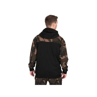 FOX Mikina LW Black Camo Split Zip Hoody