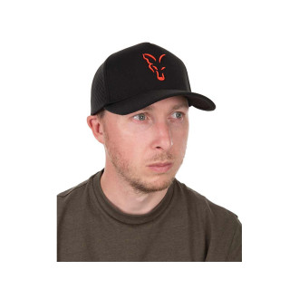 FOX Kšiltovka Collection Baseball Cap Black Orange